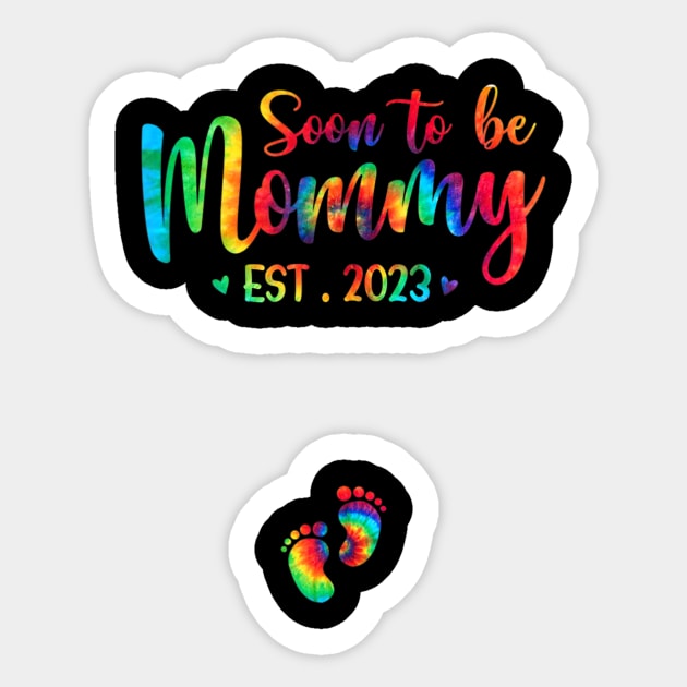 Soon To Be Mommy Est 2023 Sticker by tabbythesing960